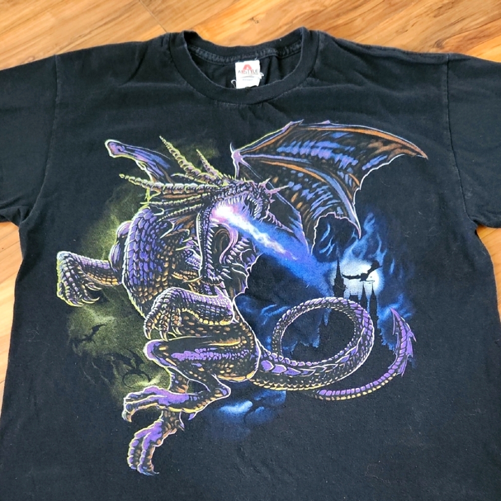 Vintage 90s Dragon T Shirt